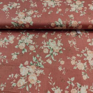 Tela patchwork-japonesa rosas ref.10687s